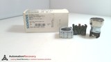 SIEMENS 3SB3 603-0AA11-0CC0 BLACK PUSHBUTTON, ROUND,22MM