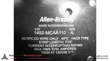 ALLEN BRADLEY 1492-MCAA110 CIRCUIT BREAKER 10 AMP 1-POLE 120/240VAC