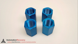 FESTO QM-3/8-3/8  PIPE FITTING, SLEEVE, BLUE, 3/8 INCH
