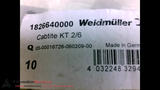 WEIDMULLER 1826640000  CABLE GROMMET, PLASTIC GRAY