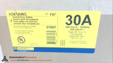 SQUARE D H361AWC, FUSIBLE HEAVY DUTY SAFETY SWITCH