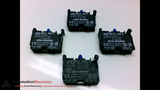 ALLEN BRADLEY 800F-X01V SER A - PACK OF 4, 22 MM SCREW CONTACT BLOCK