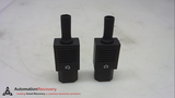 BULGIN PX0587  POWER ENTRY CONNECTOR PLUG, FEMALE SOCKETS