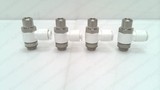 SMC AS2201F-G02-08W2D PK OF 4, FLOW CONTROL W/ FITTING