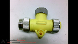 TURCK RSM-2RKM 49 TEE CONNECTOR 4P M/(2)4P F CONNECTORS