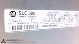 ALLEN BRADLEY 1746-P1 POWER SUPPLY W/ ATTA. PART NUMBER 1746-A10