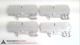ALLEN BRADLEY 1492-L3Q SERIES A, GRAY FEED-THROUGH TERMINAL BLOCK