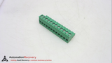 PHOENIX CONTACT MSTB 2,5/12-ST  PLUG, TERMINAL BLOCK, 12A
