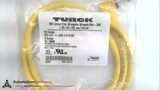 TURCK RKC 4.4T-1-WSC 4.4T/S1587, EUROFAST DOUBLE-END CORDSET, U2-06956