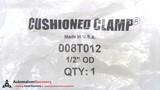 CUSHIONED CLAMP 008T012 , STRUT CLAMP