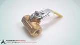 PARKER VV502P-4, INDUSTRIAL BRASS BALL VALVE