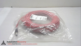 PHOENIX CONTACT SAC-4P-M12MS/15 0-990/M12FS, STRAIGHT, DBL-END CORDSET