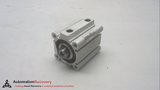 SMC CDQ2A40-25DZ, AIR CYLINDER, 40 MM BORE X 25MM STROKE, MAX PRESS
