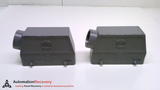 HARTING 09300240521, HAN B HOOD SIDE ENTRY HC 4 PEGS PG29