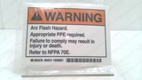 BRADY 94913 PACK OF 5, WARNING LABELS