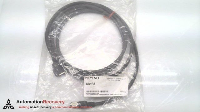 KEYENCE CB-B3 CONTROLLER CABLE, 3 METER LENGTH CB-B3 - Automation