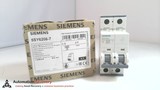 SIEMENS 5SY6206-7, MINIATURE 2-POLE CIRCUIT BREAKER