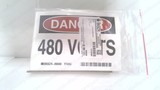 BRADY 86060 - QTY 25 (5 PKS/5), DANGER 480 VOLTS LABELS, B-302 3.5