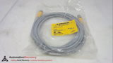 TURCK RKC 6T-5-RSC 6T/S90 CORDSET, MALE/FEMALE, STRAIGHT, M12, 6 POLE,