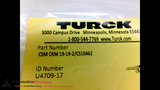TURCK CSM CKM 19-19-2/CS10462, MULTIFAST DOUBLE-ENDED CORD, U4709-17
