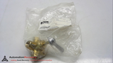 PARKER XV406P-4, GROUND PLUG SHUTOFF COCK, FEMALE PIPE 3 ENDS, 1/4