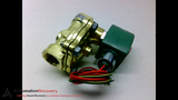 ASCO 8210G3 SOLENOID VALVE ATTACHED 240352-100-F PRESSURE VESSEL