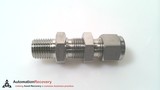 HAM-LET 774LMSS3/8X1/4, BULKHEAD MALE CONNECTOR