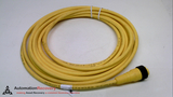 LUMBERG AUTOMATION RK 100M-652/30F, CABLE, 30FT, FEMALE, STRAIGHT, 10P