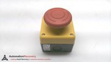IDEC FB1W-XW1E-BV522MR, EMERGENCY STOP BUTTON & ENCLOSURE BOX