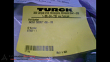 TURCK RKSW D9SM/T 456-1M CORDSET PROFIBUS-DP D9 CONNECTOR 5P F 1 METER