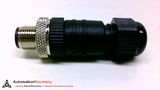 LUMBERG RSC 4/9, M12 FIELD ATTACHABLE MALE CONNECTOR, 11585