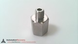 HAM-LET 120HSS1/4X1/8, FEMALE TO MALE ADAPTER