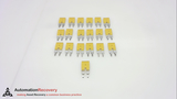 WEIDMULLER 1627850000 -QTY 19, Z SERIES, 2 POSITION JUMPER, ZQV 6/2 GE