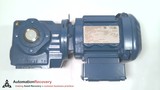 SEW EURODRIVE SA37 DRS71S4, S SERIES HELICAL-WORM GEAR UNIT