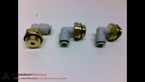 SMC KQ2L06-G03  90 DEGREE PUSH-IN FITTING, DIAMETER:1/4IN