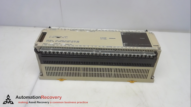 OMRON C40P-EDR-A, PROGRAMMABLE CONTROLLER, 100-240 VAC, 50/60 HZ,