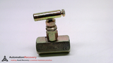 PGI V-508, HANDLE VALVE, FEMALE/FEMALE, 10000PSI AT 200F, 1/2