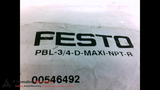 FESTO PBL-3/4-D-MAXI-NPT-R, CONNECTING PLATE, RIGHT, MAXI, G3/4