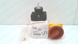 EATON P1-32/E/SVB, RED ROTARY HANDLE W/ YELLOW LOCKING RING