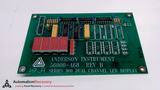 ANDERSON INSTRUMENT 56000-A68 , REV B , SER 900 D.CHANNEL LED DISPLAY