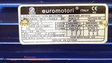 EUROMOTORI 201512, 3 PHASE INDUCTION MOTOR, 2 POLES, 50/60 HZ