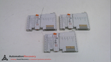 BECKHOFF KL9100  VOLTAGE SUPPLY TERMINAL, 24VDC, 10A,