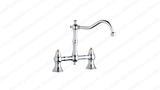 GROHE 20128000, BRIDGEFORD 2-HANDLE KITCHEN FAUCET, 9 3/4