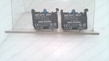 ALLEN BRADLEY 800F-X01V SER A - PACK OF 2, 22 MM SCREW CONTACT BLOCK