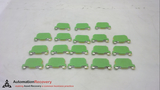SIEMENS 8WA1 011-1PF00  TERMINAL BLOCKS, GREEN/YELLOW