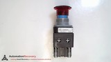 ALLEN BRADLEY 800T-FXTQH2RA5, PUSH-PULL/TWIST BUTTON