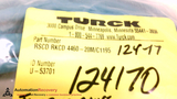 TURCK RSCD RKCD 4460-20M/C1195, CORD SET, 4 PIN, M/F STRAIGHT
