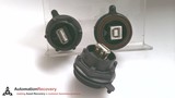 BULGIN PX0842/B, FRONT PANEL MOUNTING CONNECTOR, TYPE B (USB)