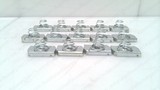 UNISTRUT P4007M8 - PACK OF 14, M8 SPRING LOADED CHANNEL NUT W/ SPRING