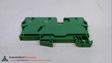 WEIDMULLER ZPE 10/3AN, TERMINAL BLOCK, 10MM MAX. WIRE, GREEN/YELLOW